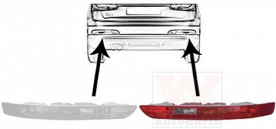 VAN WEZEL 0370930 -  AUDI Q3 (8U) REFLEKTOR RE.